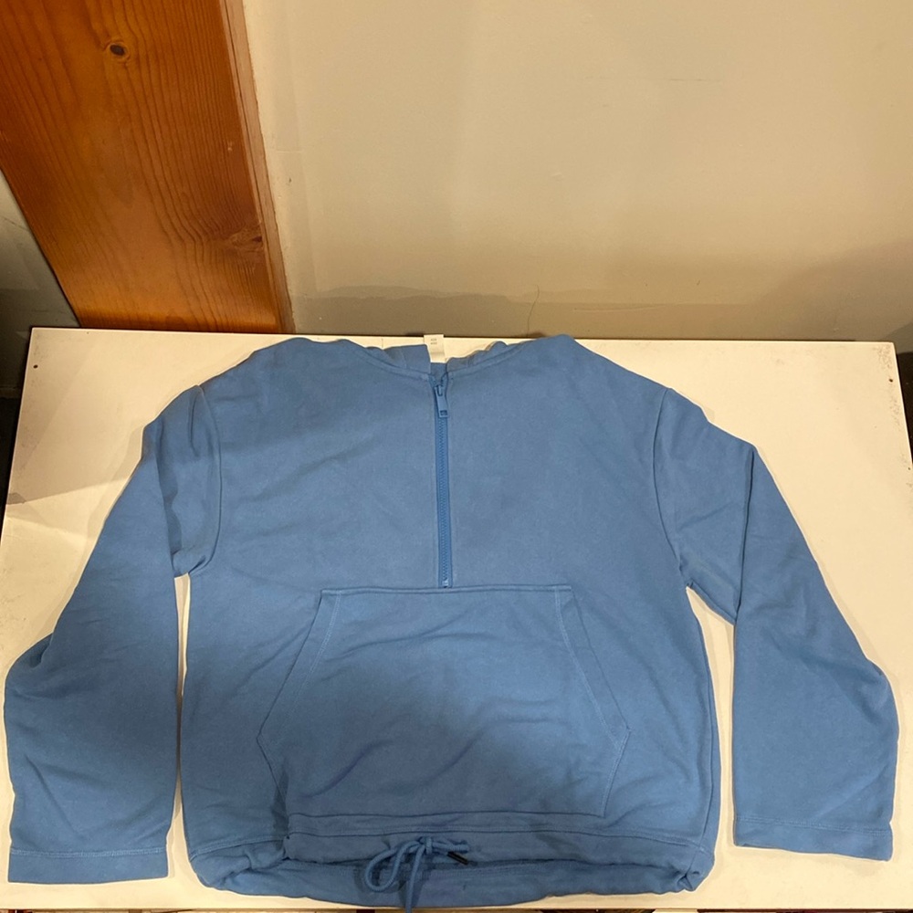Blue Quarter Zip Up — Used Condition